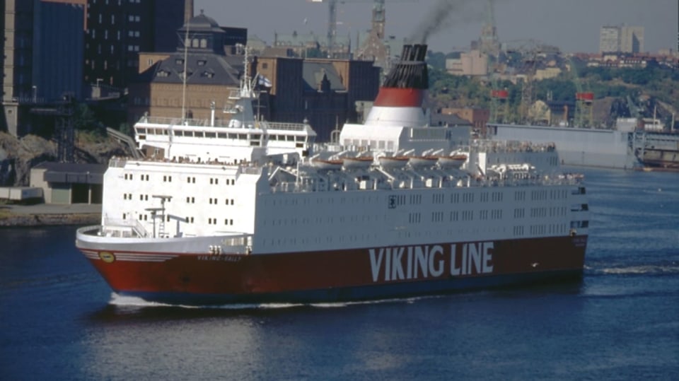 Trajekt Estonia v době, kdy se jmenoval Viking Sally